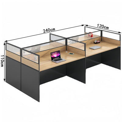 悦兴诚职员桌240*120*110cm张