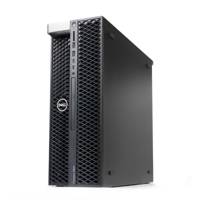 戴尔（DELL）T5820塔式渲染制图3DVRAI后期制作建筑设计专业图形工作站主机T5810升级版W-2145/8G/128G固态+1T硬盘/P620