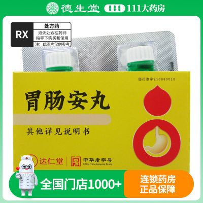 乐仁堂 胃肠安丸 0.02g*48丸/盒