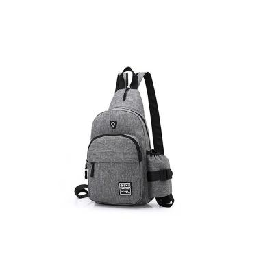 NEWLAKE迷你双肩包男尼龙帆布小背包男女多功能胸包大容量旅行单肩斜挎包双肩包