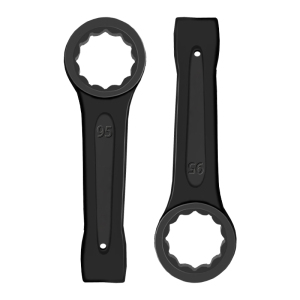 立伟铁牛敲击梅花扳手95mm/把