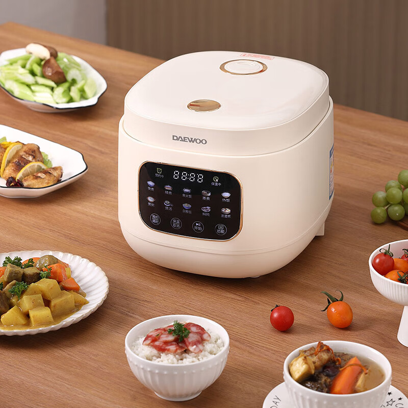 大宇(DAEWOO)电饭煲多功能4L大容量智能预约柴火饭汤粥电饭锅 DYFB-50F68