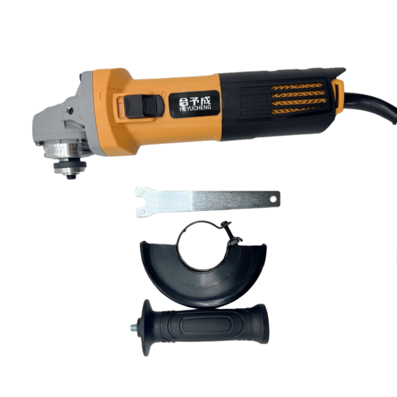 合予成AS1004角向磨光机220V3C功率800W手持砂轮机打磨切割除锈侧开关