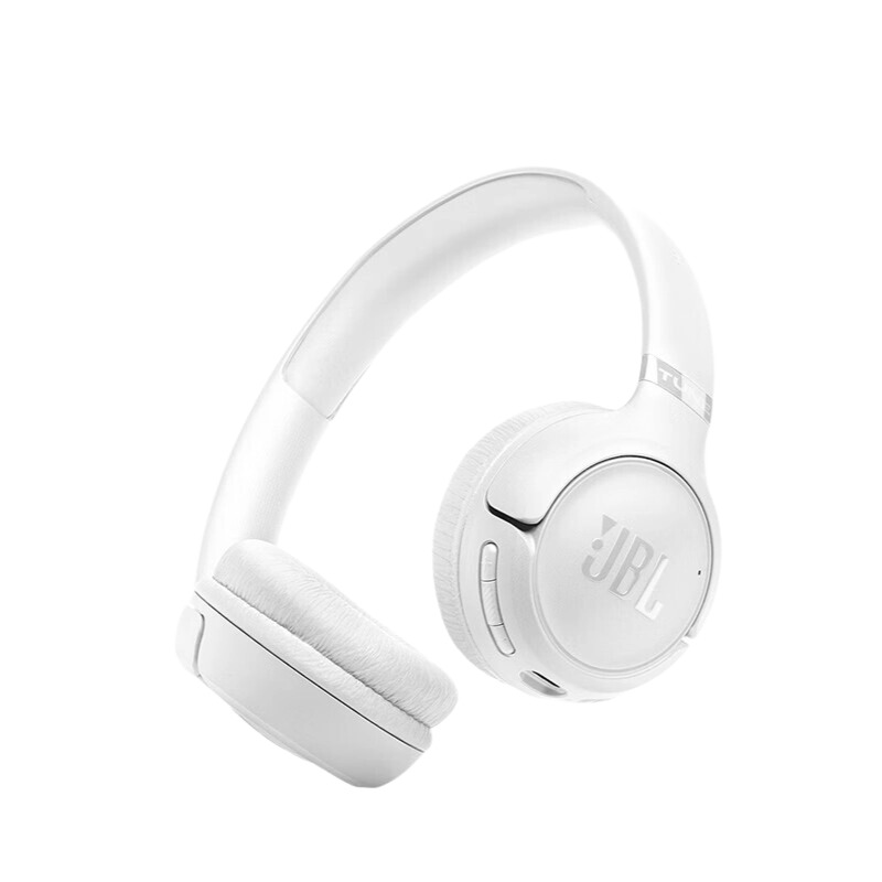 JBL TUNE530BT 头戴式蓝牙耳机,白色