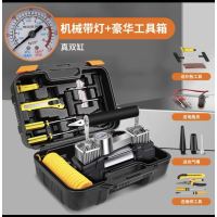 [补贴10%]车载充气泵打气泵汽车用小型便携式轿车电动轮胎12V双缸高压气泵 真双60缸机械[纯铜机芯★可打10压]送