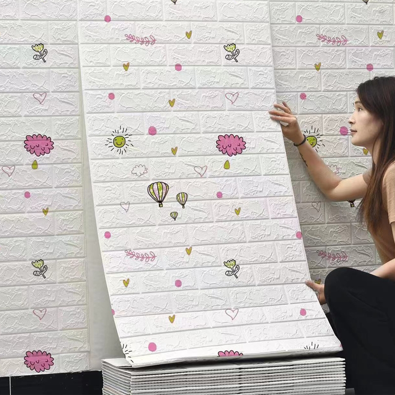 墙贴纸卧室房间壁纸_晴天气球连续式70cm宽x1米长多件都是连一起发_大