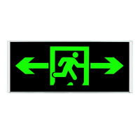 途务 安全出口指示牌 双面双向 个