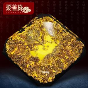 家柏饰(CORATED)九龙烟灰缸摆件浮创意办公室办公桌摆件会议商务礼品