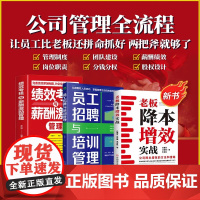 老板降本增效实战+绩效考核与薪酬激励管理+员工招聘与培训管理