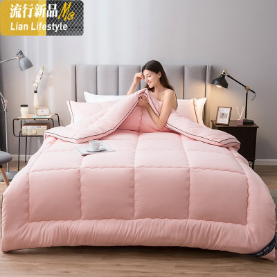 8/10/斤大豆纤维棉加厚保暖被子冬被棉被春秋冬天宾馆被芯双人 三维工匠