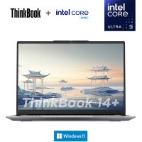 联想ThinkPad ThinkBook 14+ 0JCD 14英寸标压便携轻薄笔记本电脑 (英特尔Evo平台认证酷睿Ultra9 185H 32G 1T RTX4060 3K)