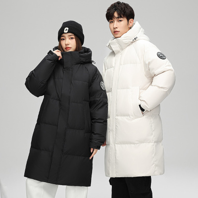 伊夫狼爪(YIFULANGZHUA)保暖大衣羽绒服男女中长款情侣跨境户外工装连帽外套