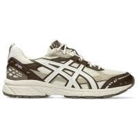 ASICS跑步鞋男轻便舒适缓震回弹耐磨耐用支撑稳定白色与棕色拼接