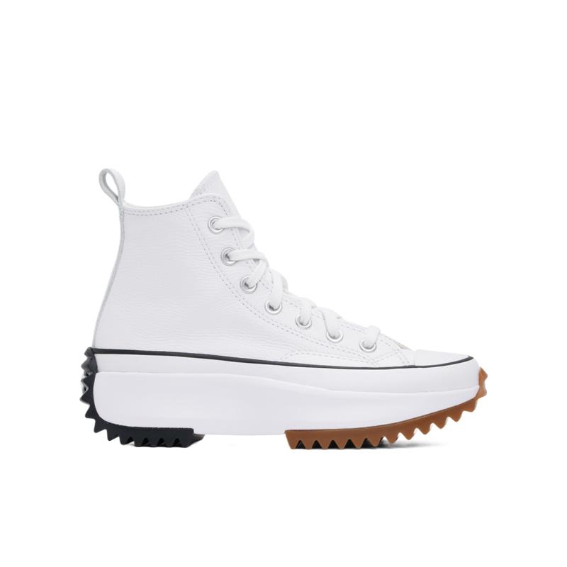 匡威(CONVERSE)高帮运动鞋男鞋皮革鞋面橡胶鞋底缓震透气跑步鞋