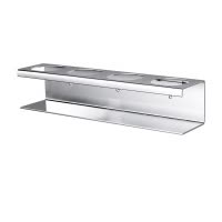 瑾如云海 洞洞板挂钩 工具挂钩 不锈钢4孔瓶子架