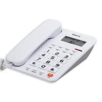 齐心 T330 电话机 多功能免提 白 单个装