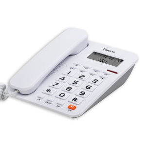 齐心 T330 电话机 多功能免提 白 单个装