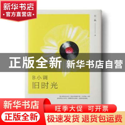 正版 b小调旧时光 石一枫 安徽文艺出版社 9787539667027 书籍