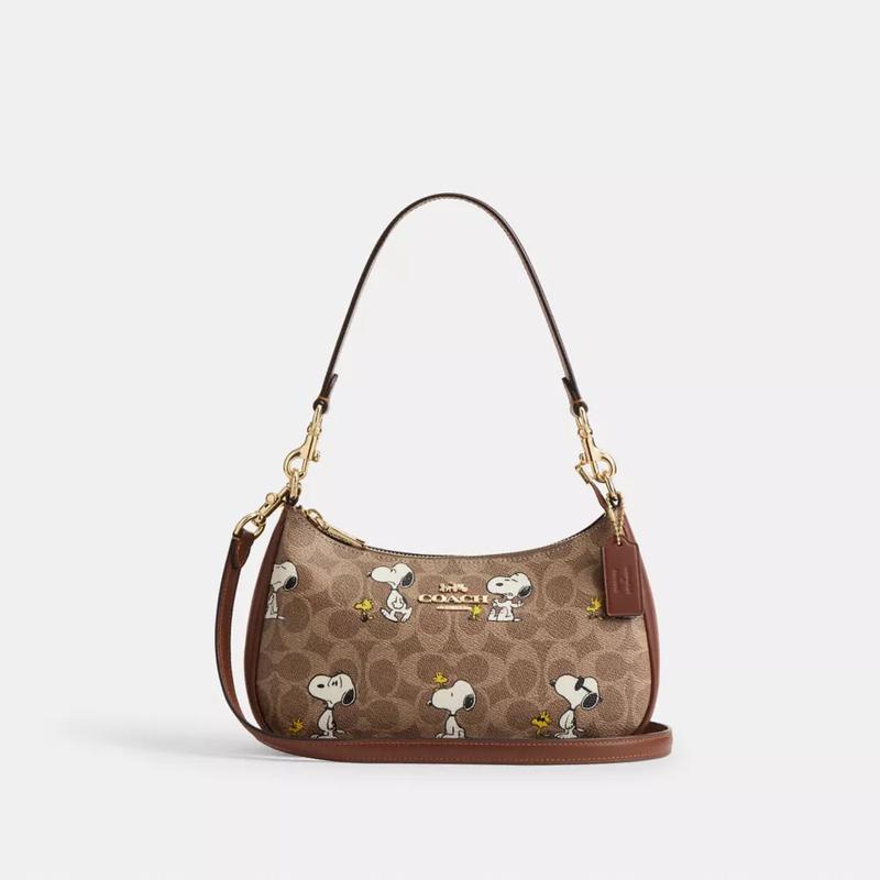 COACH/蔻驰托特包大容量防滑肩背可扩展多口袋休闲女包