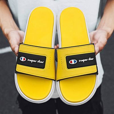 春夏AJ4篮球运动13拖鞋5男女7乔6潮拖个性一字拖防滑防臭游泳凉拖