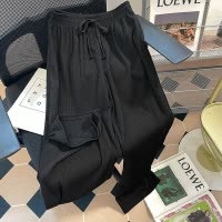白色阔腿裤女夏季薄款高腰垂坠感宽松显瘦直筒休闲防晒凉凉裤新款