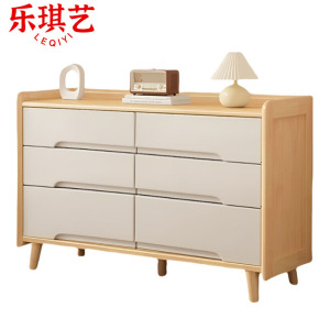 乐琪艺 斗柜 121.4*40*75cm 六斗柜 个
