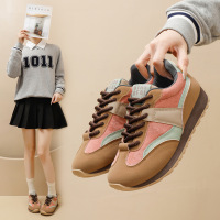 ins韩版厚底老爹阿甘鞋2026春季新款街拍学生跑步运动鞋增高鞋
