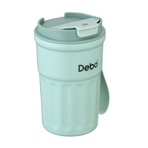 德铂Debo 保温杯316不锈钢咖啡杯学生便携式居家办公水杯360ml 卡洛斯DEP-880