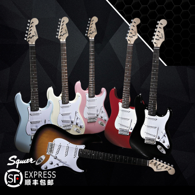 芬达电吉他SquierBulletStratAffinity子弹初学者入门吉它SQ电吉他套装