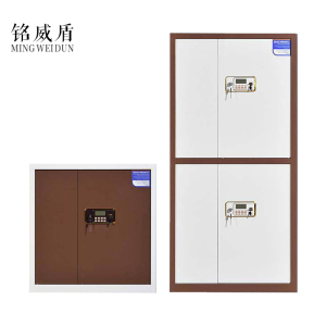 铭威盾办公钢制柜办公文件柜电子密码锁档案柜资料储物柜加厚铁皮柜国保锁