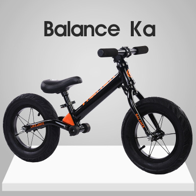 新品直营-贝柚滑步车儿童平衡车铝合金车架充气胎星芒轮组硅胶减震转向限制安全防侧摔比赛级滑行无脚踏自行车