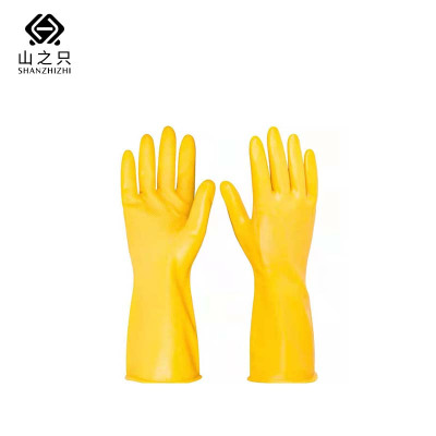 山之只 橡胶手套 L码 对