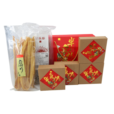 菜帮子桂嘢一锅干货礼盒（松茸100g、虫草花100g、竹荪15g、150g八渡笋、250g腐竹、400g旱藕粉）原味