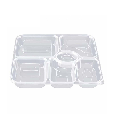 珂美芙 一次性餐盒 六格150个/箱