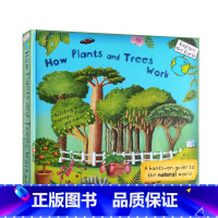 [正版]英文原版 How Plants and Trees Work 植物是怎么回事 儿童启蒙认知图画书 趣味科普立体翻