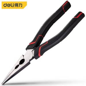 得力工具DL101106省力型日式尖嘴钳6寸(单位:把)