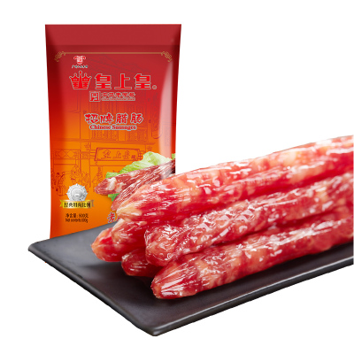 皇上皇中华老字号广式香肠广州特产食品招牌腊肠(7分瘦)500g