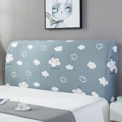 北欧风床头罩套床头套全包软包防尘罩保护套1.8米床头1.5弹云朵（牛奶丝全弹力）长220cm高50到65厘米之间适用