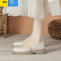 聚范新中式鞋子浅色玛丽珍女鞋平底旗袍鞋伴娘鞋浅口单鞋配裙子的鞋子