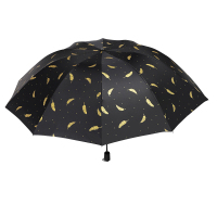 手动钢骨伞架 黑胶布 橡胶漆手柄YF-S2021011 晴雨两用伞