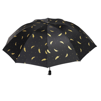 手动钢骨伞架 黑胶布 橡胶漆手柄YF-S2021011 晴雨两用伞