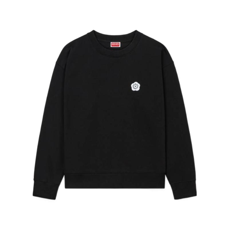 高田贤三(Kenzo)女运动长袖刺绣卫衣圆领棉质舒适百搭休闲套头衫