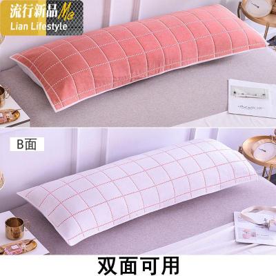 双人枕巾棉1.2米1.5m加长纱布棉枕巾长款双人枕巾1.8米枕头巾 三维工匠