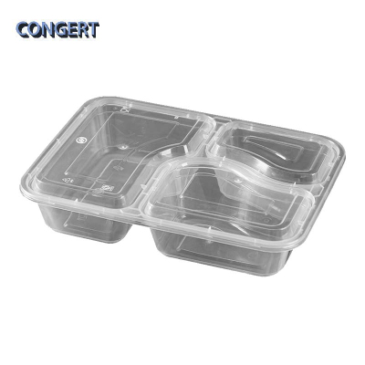 CONGERT 一次性餐盒 三格 箱