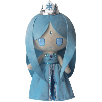 新款叶罗丽娃娃叶萝莉仙子夜萝莉毛绒玩具公仔女孩玩具新年冰公主冷漠版40cm