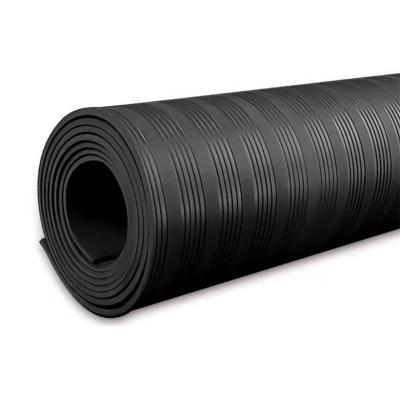 鑫迈凯斯 高压绝缘橡胶板 黑色防滑地垫 可定制 卷