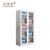 红贤堂 钢制套色通玻文件柜 HXT-WJG011 个