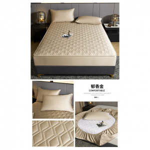 纯棉60S床笠单件床垫保护套罩家用加厚夹棉隔尿罩全包床笠