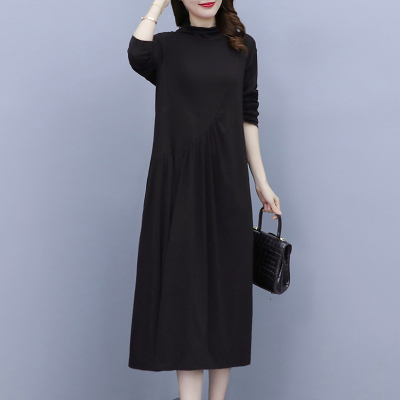 班俏banqiao长袖连衣裙秋季2021年新款大码女装御姐气质轻熟风春秋