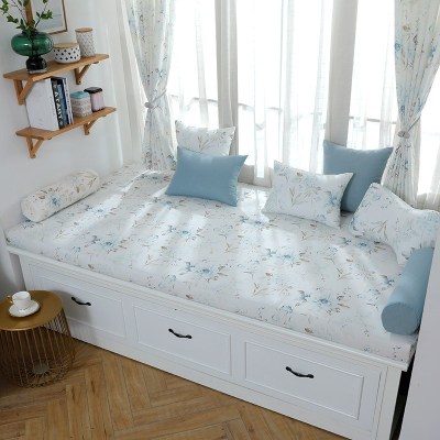 家柏饰(CORATED)北欧高密度海绵飘窗垫乳胶窗台垫定做沙发毯阳台垫榻榻米卡座花3号3cm飘窗垫